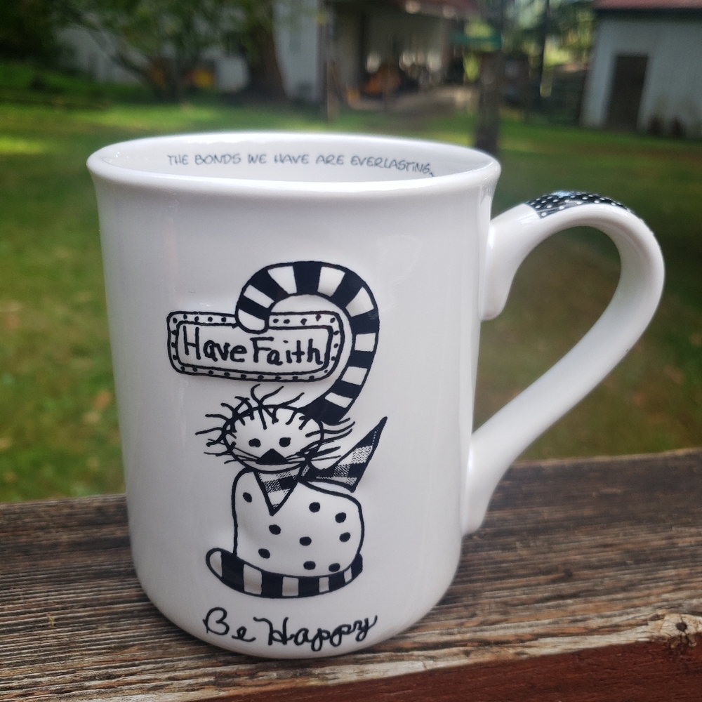 2012 Children Of The Inner Light By Enesco 'Have Faith Be Happy' Coffee Mug